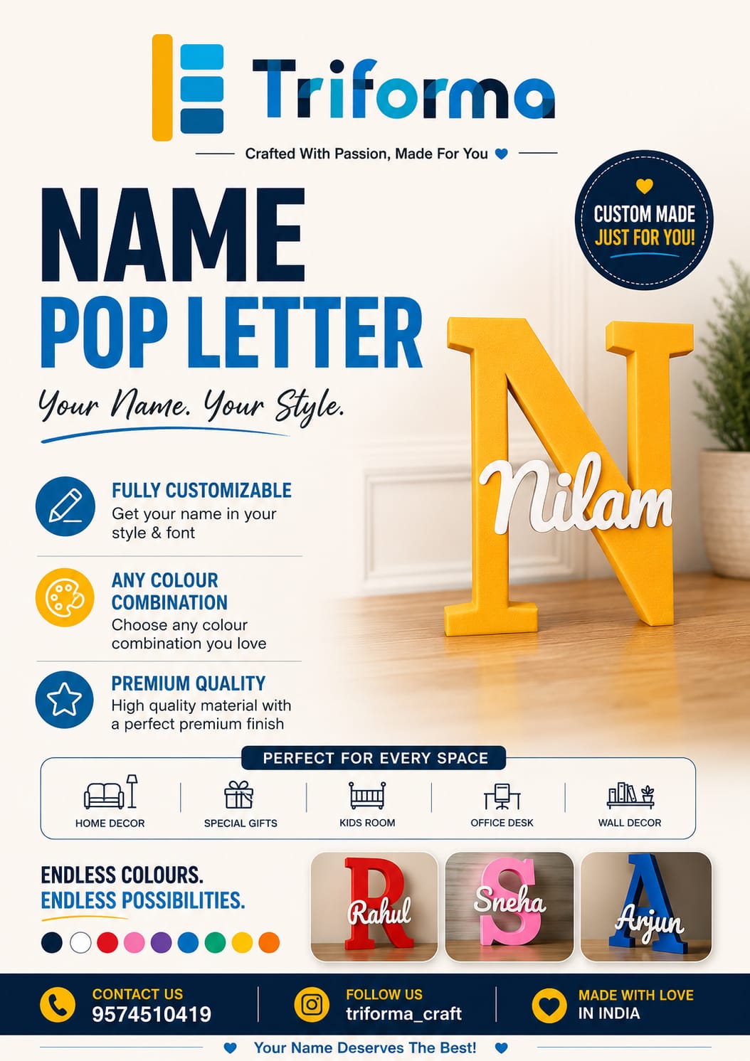 Personalized Name Plate